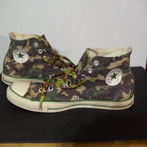 CONVERSE CHUCK TAYLOR ALL STAR CAMO HIGH TOP MEN'S SIZE 12